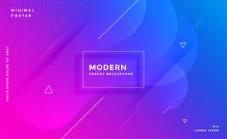 动感孟菲斯风格抽象渐变背景