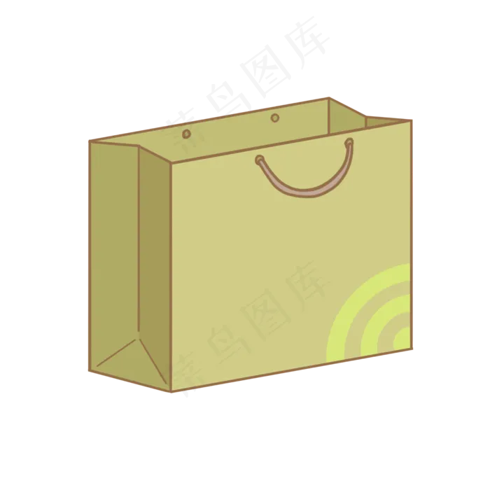 免扣卡通黄色包装盒(2500X2500(DPI:150))psd模版下载