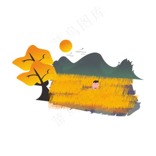 丰收装饰图案商用元素