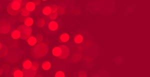 带文本空间的抽象红色(bokeh)散景横幅banner