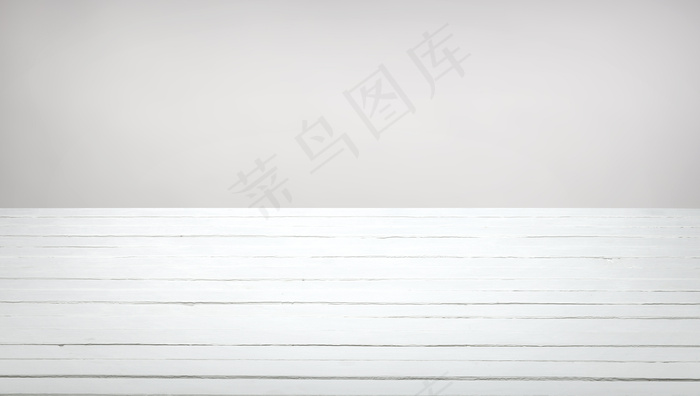 白色木桌