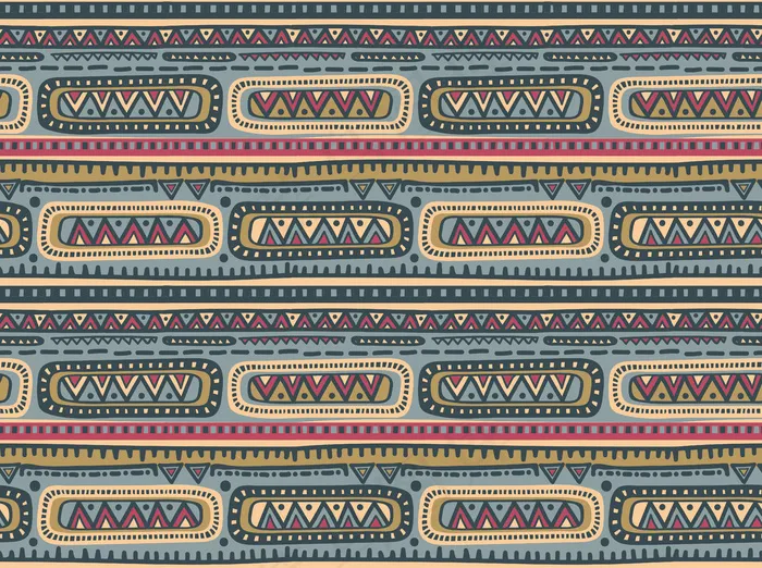 部落设计的无缝模式。几何民族主题eps,ai矢量模版下载