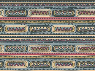 部落设计的无缝模式。几何民族主题