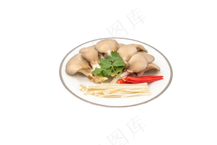 蘑菇辣椒金针菇(6000*4000px 300 dpi )