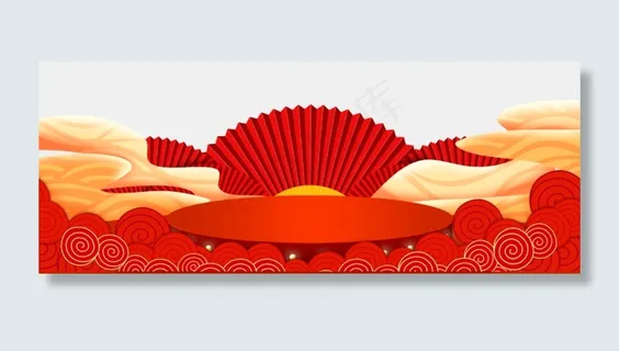 2021年春节红色喜庆牛年春节舞台