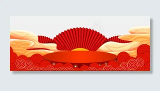 2021年春节红色喜庆牛年春节舞台