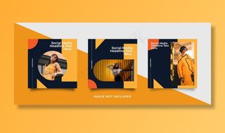 极简社交媒体帖子模板集