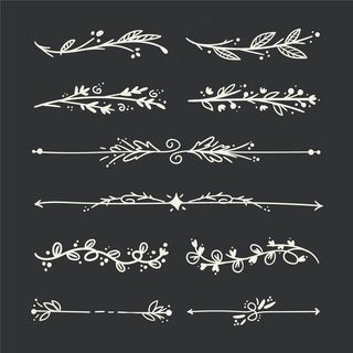 花边艺术华丽插画