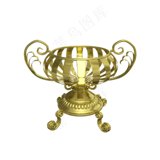 家居装饰物金色的欧式杯