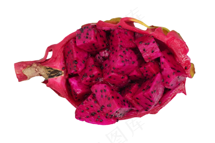 切块火龙果水果