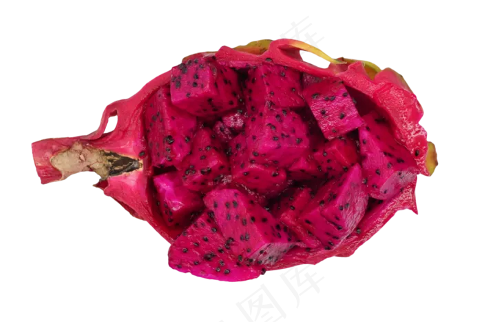 切块火龙果水果(3984*2656px 300 dpi )