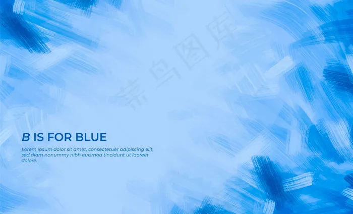 带引号的蓝色笔刷背景eps,ai矢量模版下载