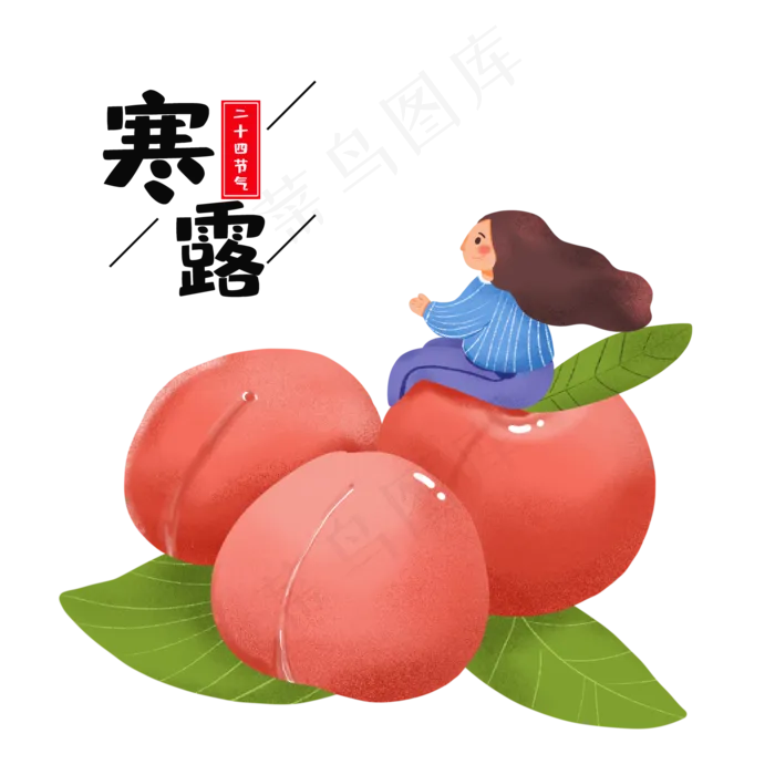 清新寒露节气素材(2000X2000(DPI:132))psd模版下载
