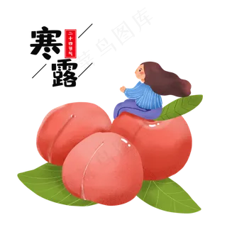 清新寒露节气素材