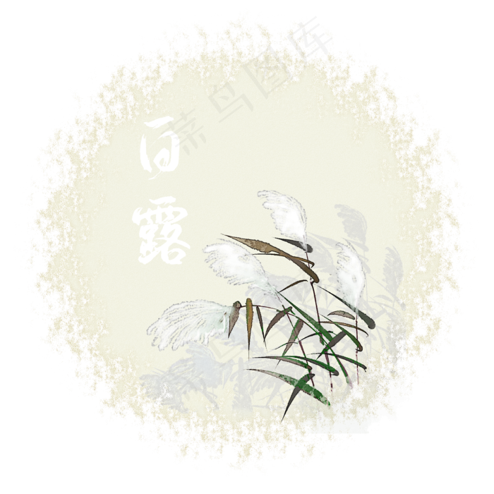 白露寒草二十四节气白露