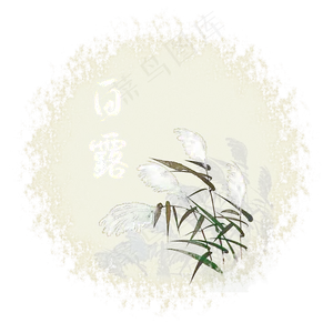 白露寒草二十四节气白露