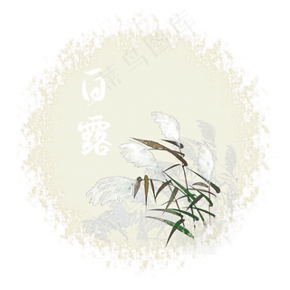 白露寒草二十四节气白露