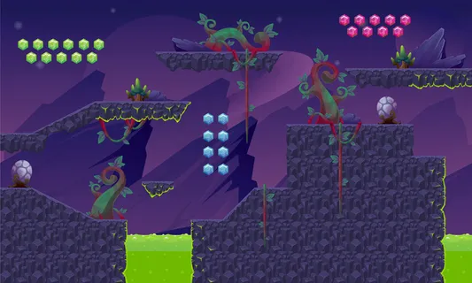 紫色星球游戏tileset 紫色星球游戏tileset