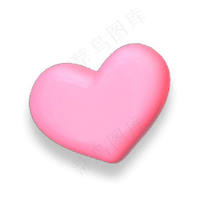 七夕情人节红色爱心