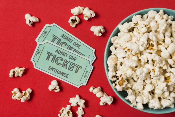 爆米花和电影票
