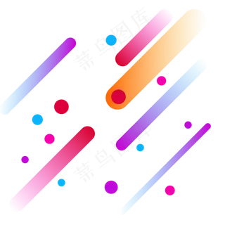 电商风渐变线条