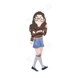 秋季穿搭休闲女孩