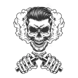 复古单色抽气概念