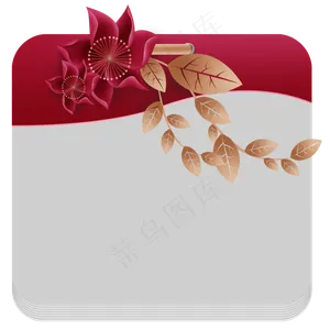 中国风花朵日历