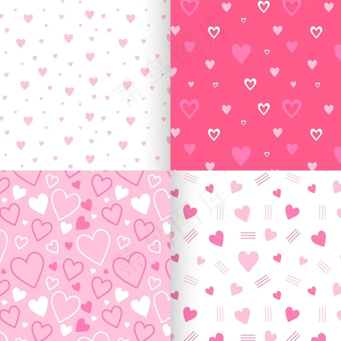 平心图案系列eps,ai矢量模版下载