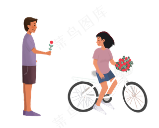 七夕情侣浪漫送花