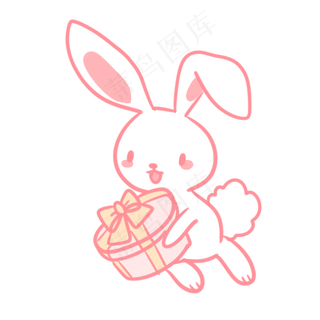 中秋送礼玉兔表情