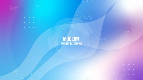 多彩的现代渐变背景