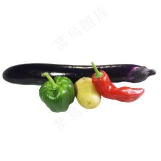 茄子辣椒蔬菜组合