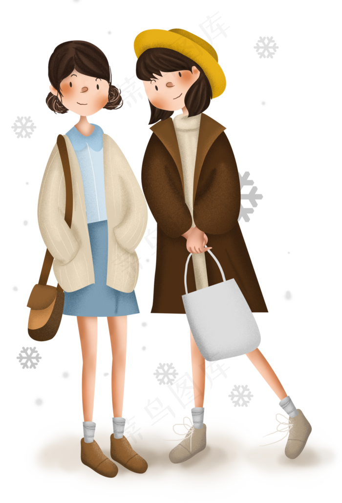 秋装冬装时尚购物女性