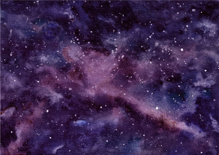 水彩纹理抽象的深色天空背景