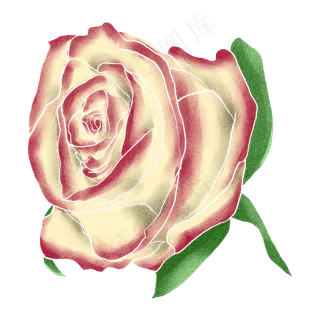 七夕情人节花朵情人节商用元素