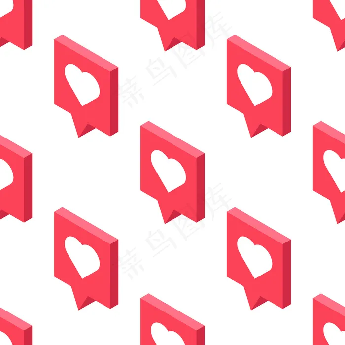 像图标通知模式。向量等距图解eps,ai矢量模版下载