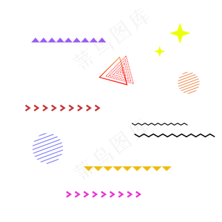 电商几何装饰线条