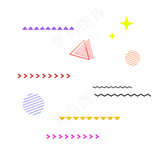 电商几何装饰线条