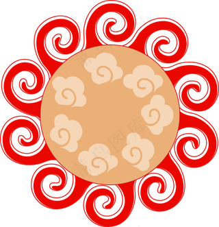 中国风祥云装饰图案