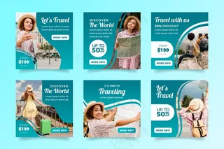 旅游销售模板集