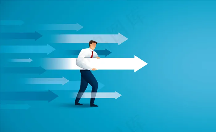 商人用大箭瞄准eps,ai矢量模版下载