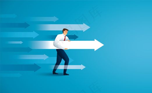 商人用大箭瞄准