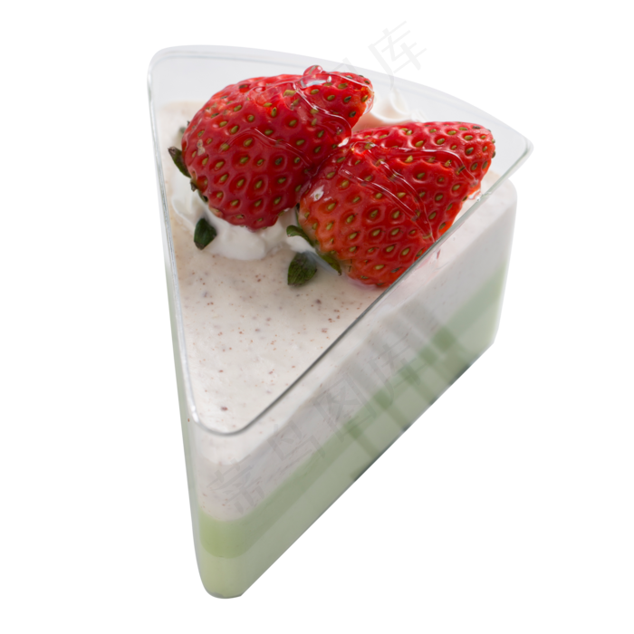 白色立体奶油蛋糕食物元素(2000X2000(DPI:300))psd模版下载