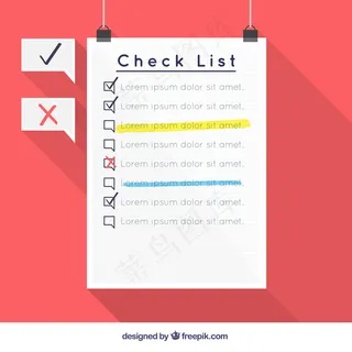 检查表模板设计