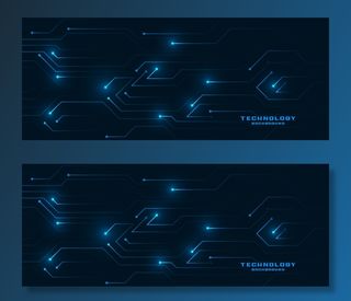 技术线路闪亮旗帜banner