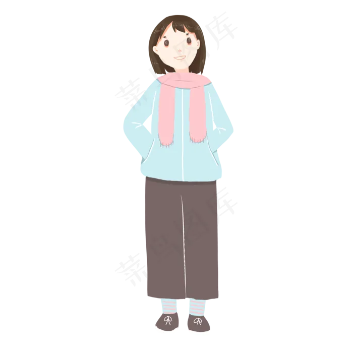 小清新森女系冬季冬天大雪冬至手(2000X2000(DPI:300))psd模版下载