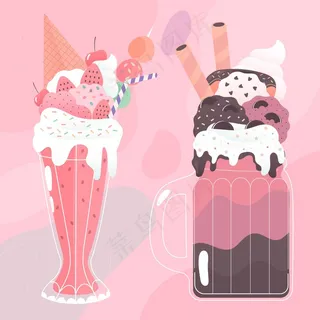 夏天温暖的日子里的怪物摇