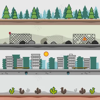 视频游戏的视差背景