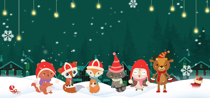 圣诞节矢量创意背景